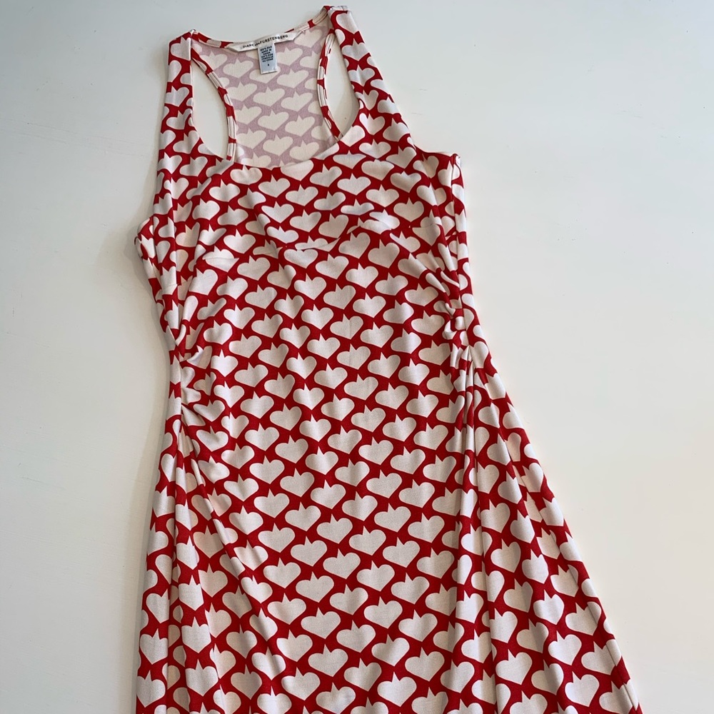 DVF midi fitted dress